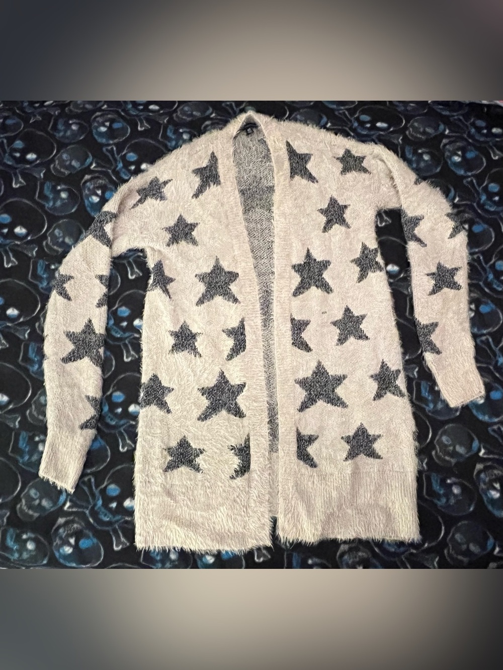 American Eagle Star Soft Plush Open Cardigan